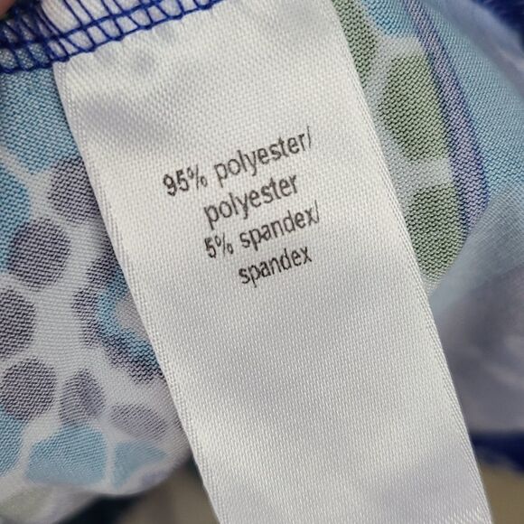 Maurices Vibrant Blue Paisley Print Double V Dolman Sleeve Swim Cover-up Dress - Picture 6 of 12